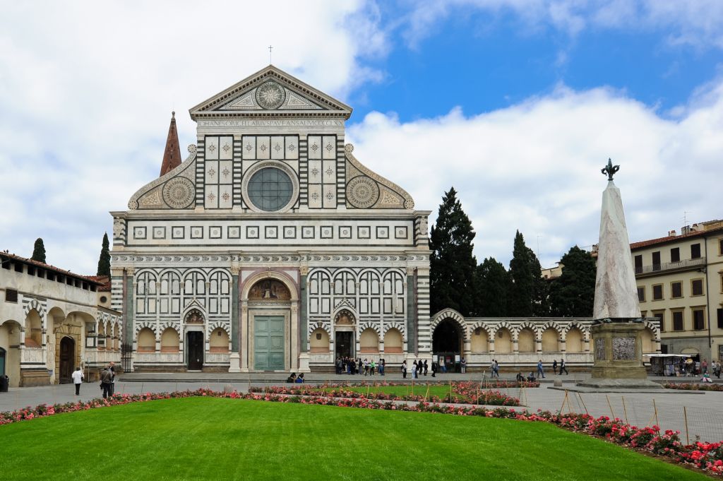 Basilica of Santa Maria Novella in Florence, Tuscany, Italy