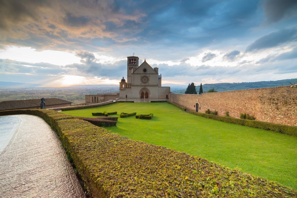 Basilica of St. Francis in Assisi, Umbria, Italy