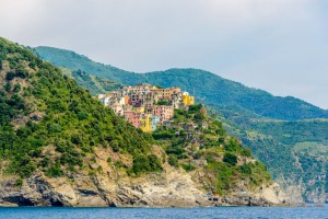 Beautiful town Corniglia in Cinque Terre, Italy