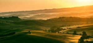 Early morning light in the Tuscany region, Italy