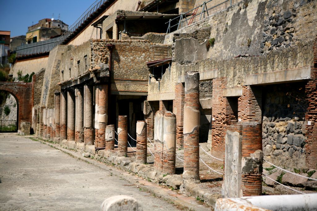 The archaelogical site of Herculaneum, Italy