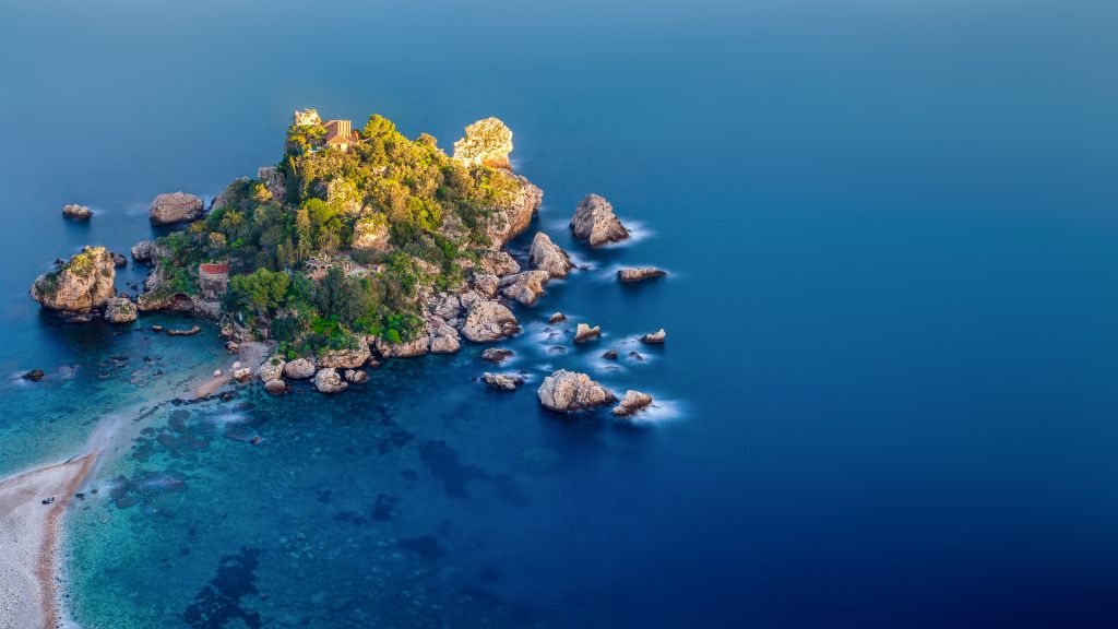 Isola Bella from Taormina