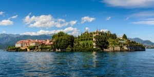Isola Bella is located in the middle of Lake Maggiore, Italy