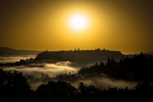 Sunrise in Orvieto, Umbria, Italy