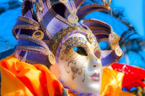 Venice carnival mask, Italy