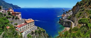 The village of Atrani, amalfi coast, italy