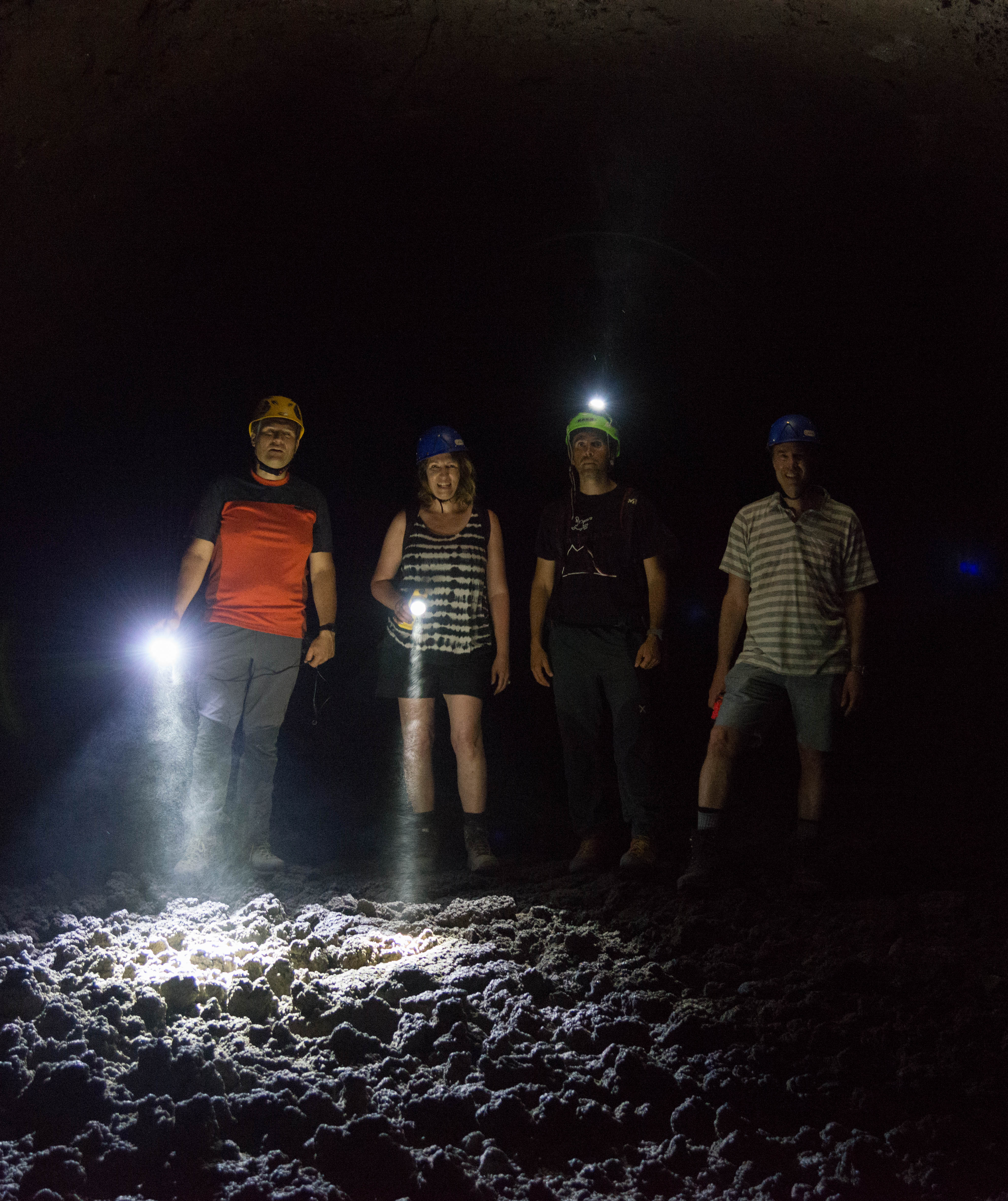 The final stop - exploring a lava tube created 260 years ago.